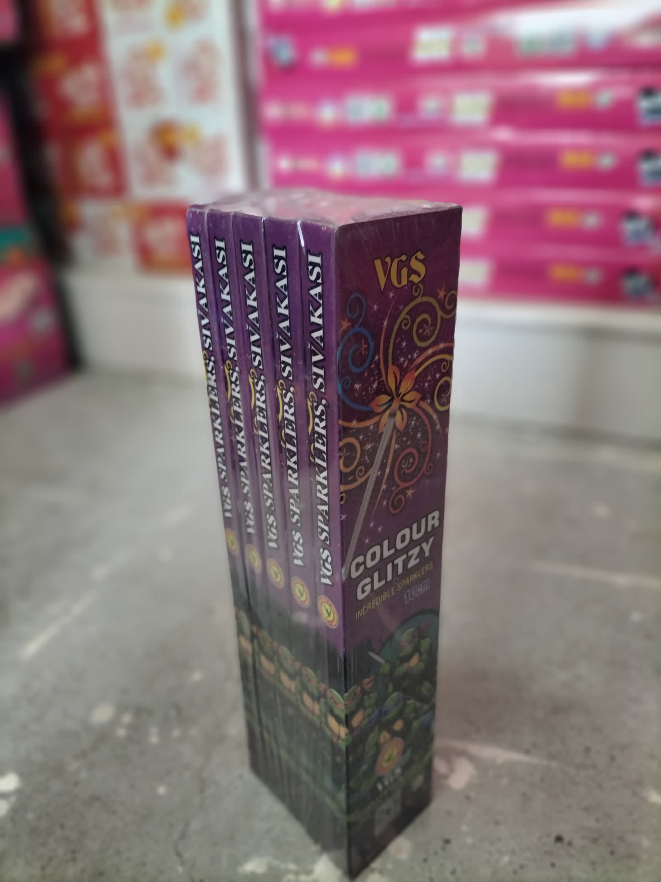 10CM COLOR SPARKLERS(5 BOX)