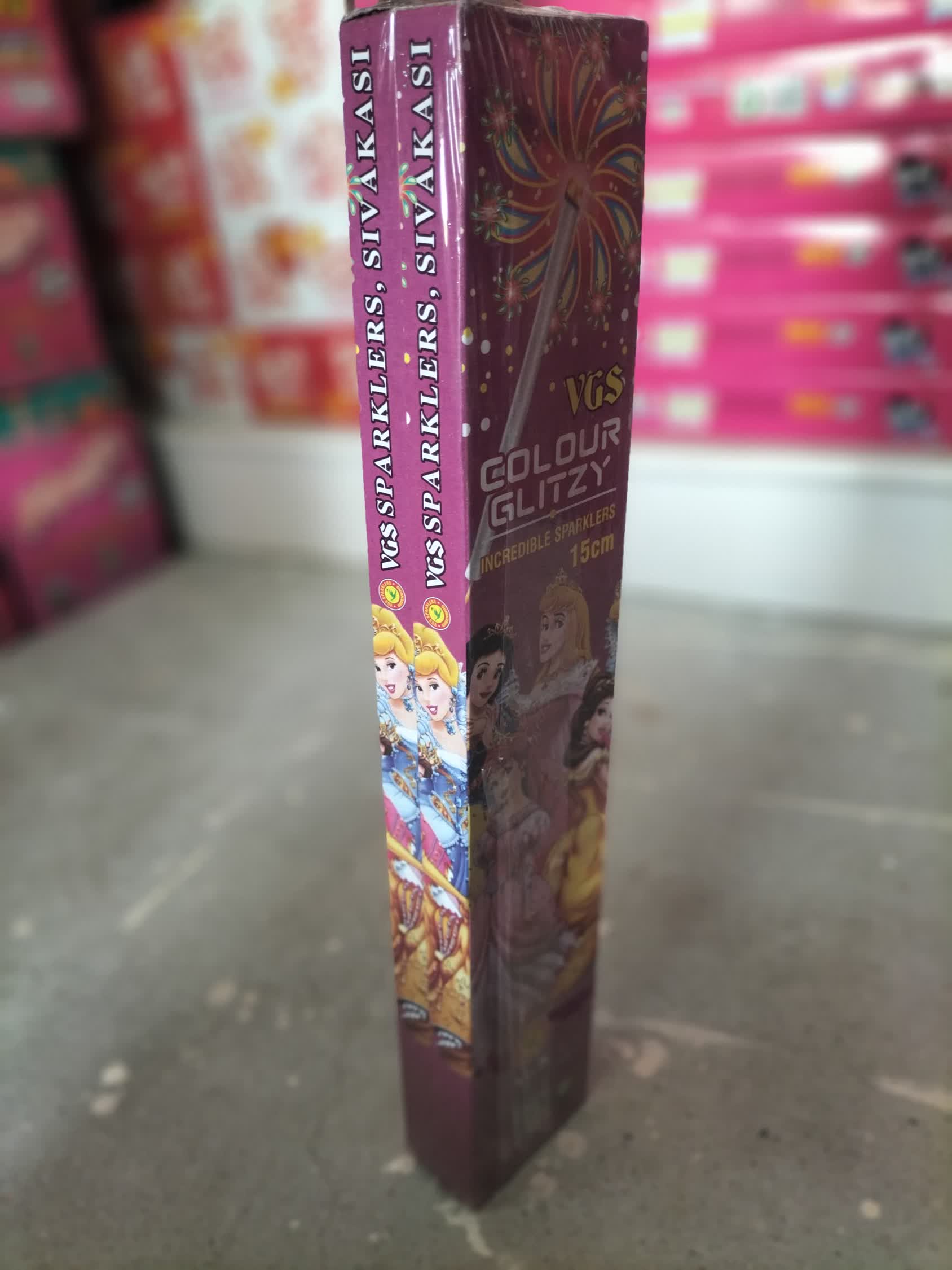 15CM COLOR SPARKLERS (2 BOX)